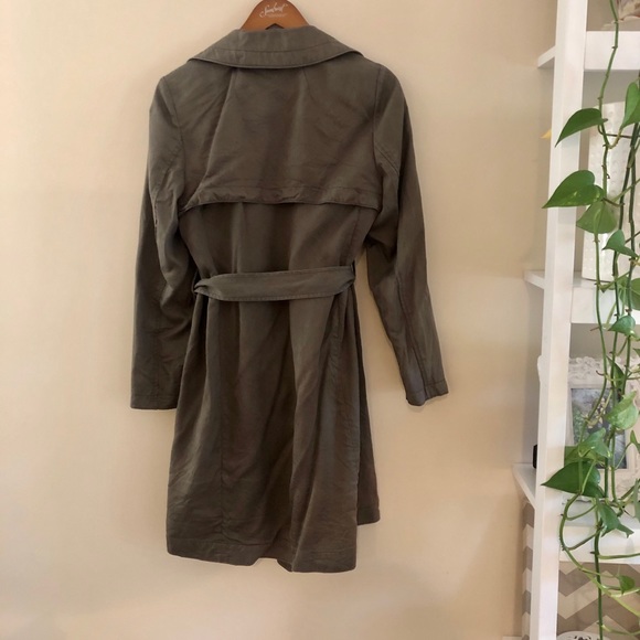 Aritzia Babaton “Maximo” Green Trench Coat - Picture 6 of 6